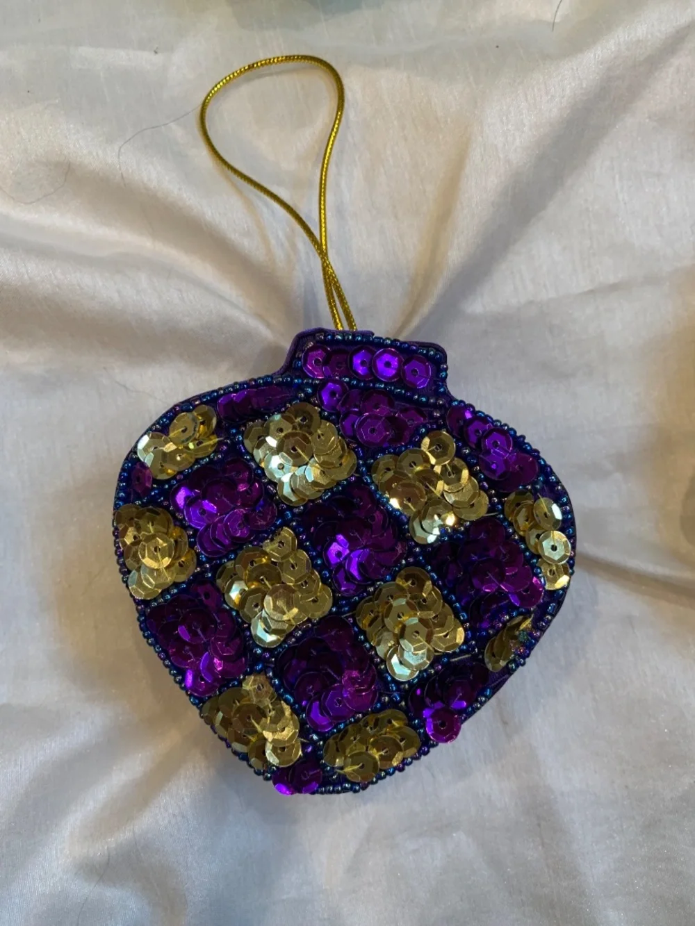 New Set 12 Christmas 2006 Sequin Ornament Boxes